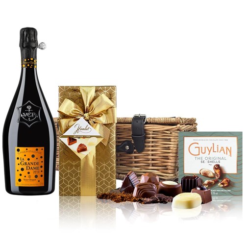 Veuve Clicquot La Grande Dame 2012 Champagne 75cl And Chocolates Hamper